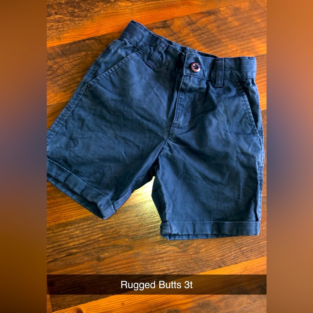 Rugged Butts 3t navy shorts VGUC